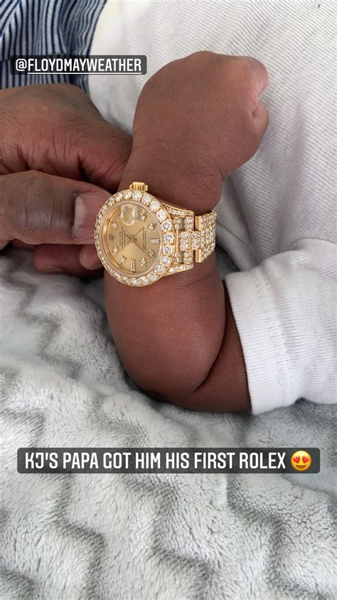 mayweather grandson rolex price|Floyd Mayweather Buys New Grandson A Diamond.